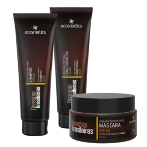 Kit de Hidratação Profunda Cacau Florestas Brasileiras Ecosmetics 