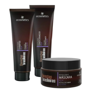 Kit Revitalizante Capilar Açaí Florestas Brasileiras Ecosmetics